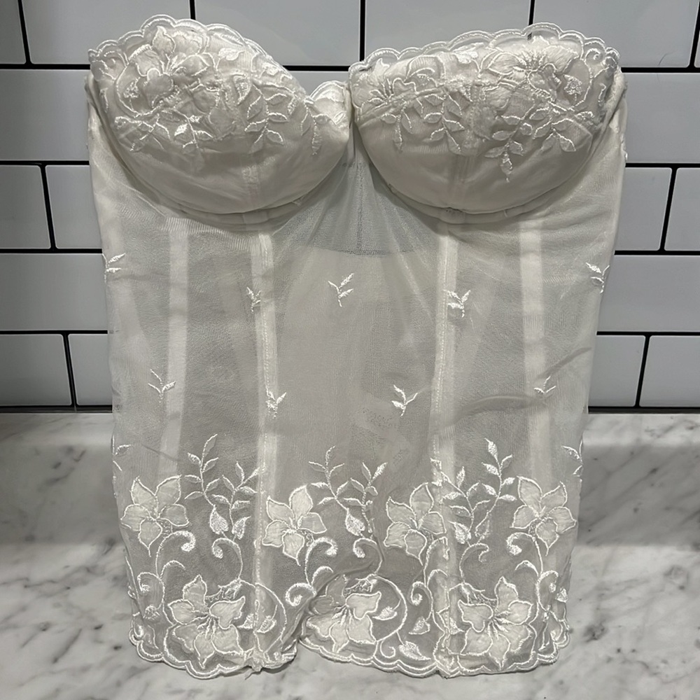 Vintage 90s Victoria secret bustier corset